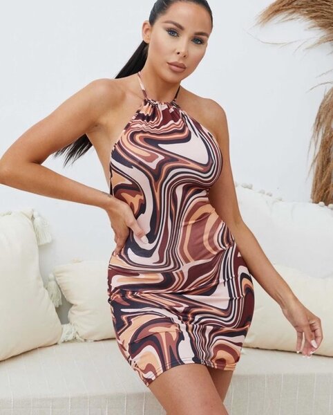 Robe Femme à Motif