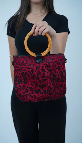 Sac à main tendance léopard