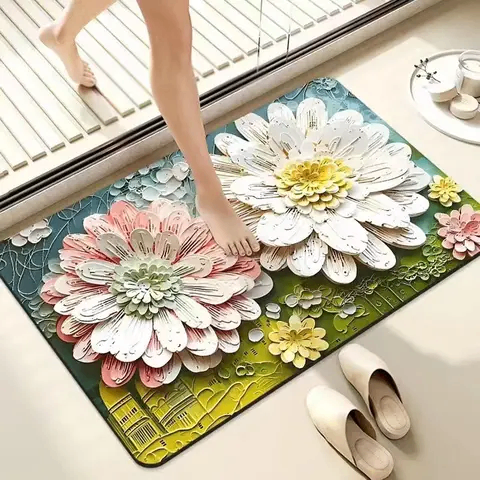 Tapis de sol floral