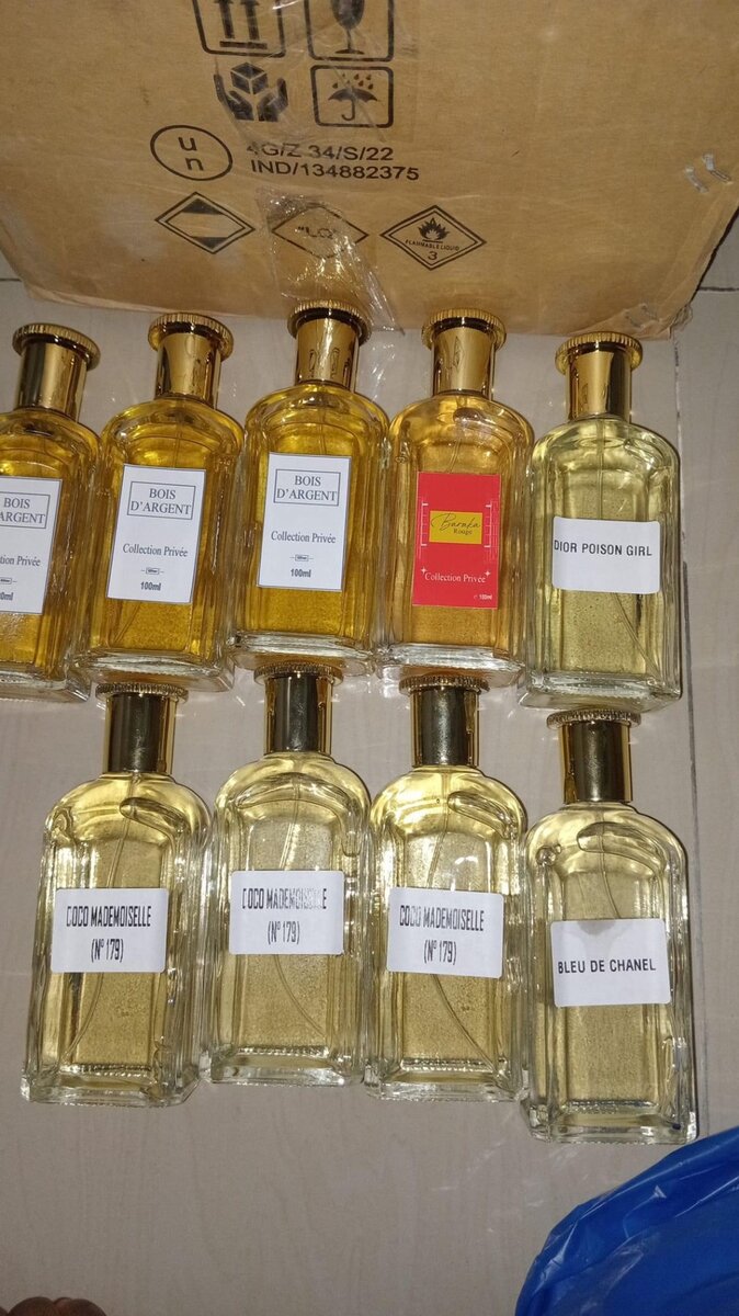 Les essences concentrées dès parfum 100ml