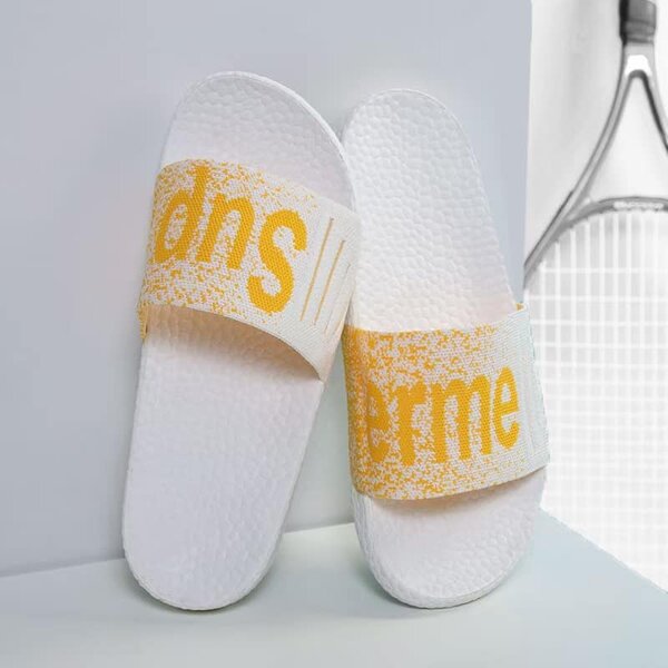 Claque blanc orange