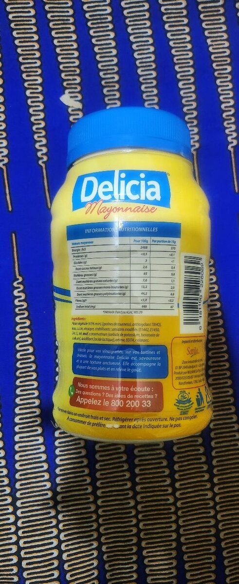 Mayonnaise Delicia 750g
