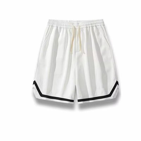 Shorts de sport blancs unisexes