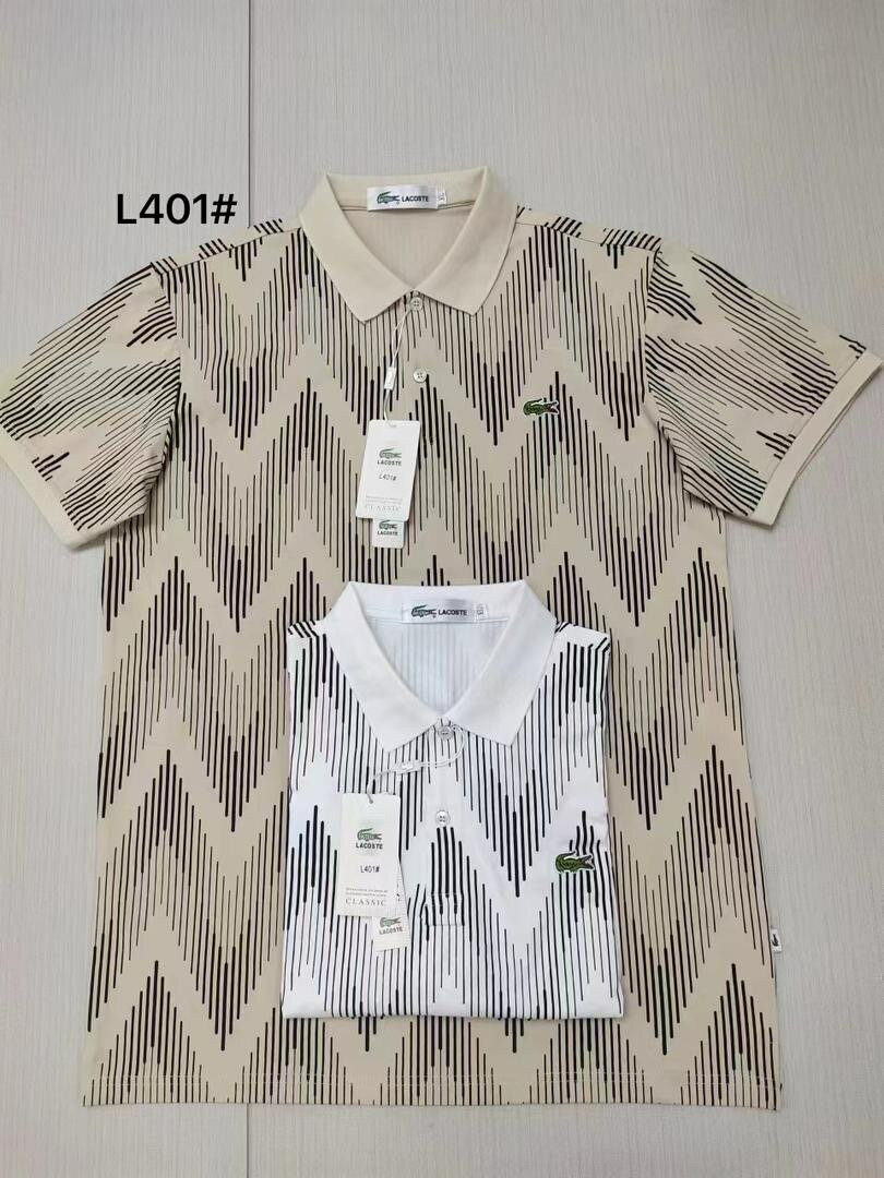 Polos en coton imprimé homme