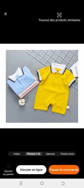 Combinaison Bébé Polo Chic