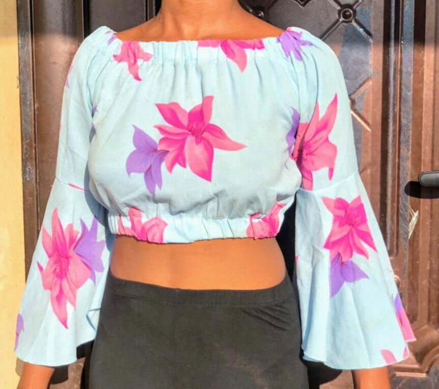 Floral crop top