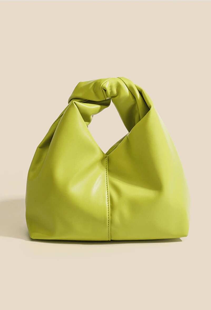 Green Stylish Baguette Handbag