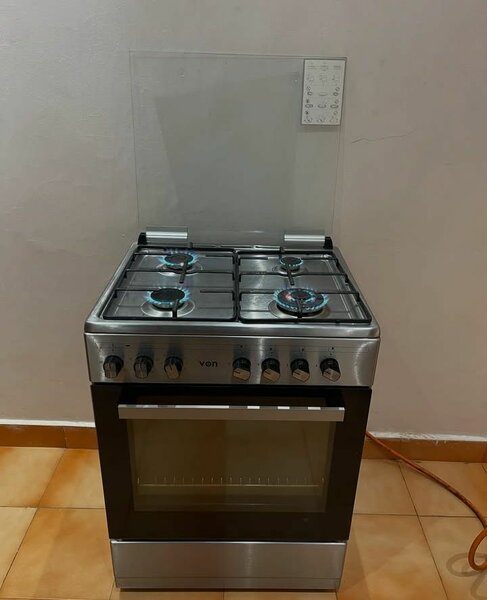 Mini Volcano Gas stove with oven (4 Burner)