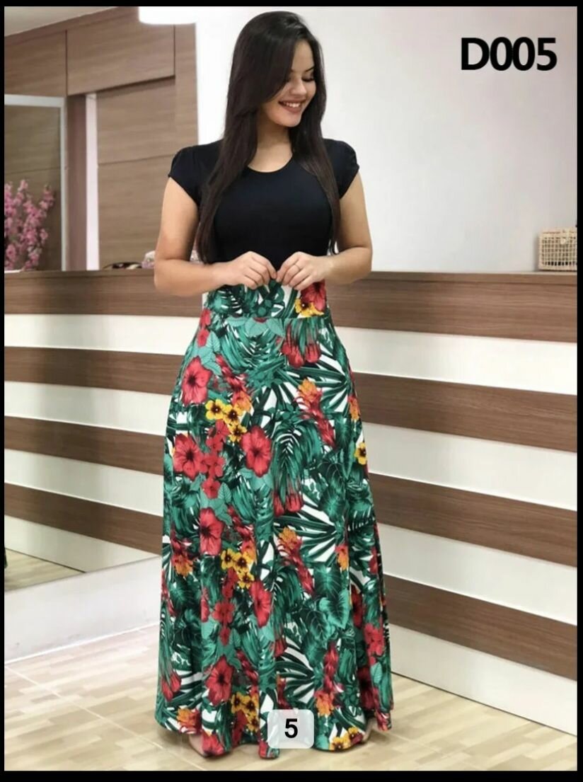 Floral maxi dress