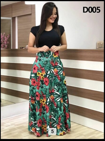 Floral maxi dress