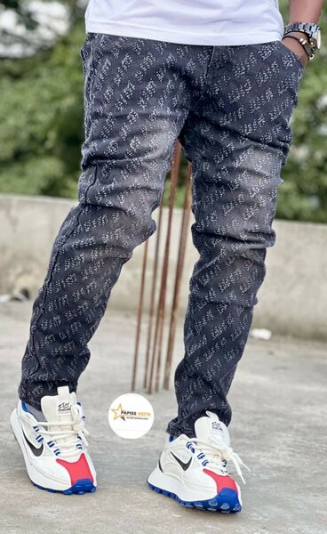 Jean slim imprimé pour homme
