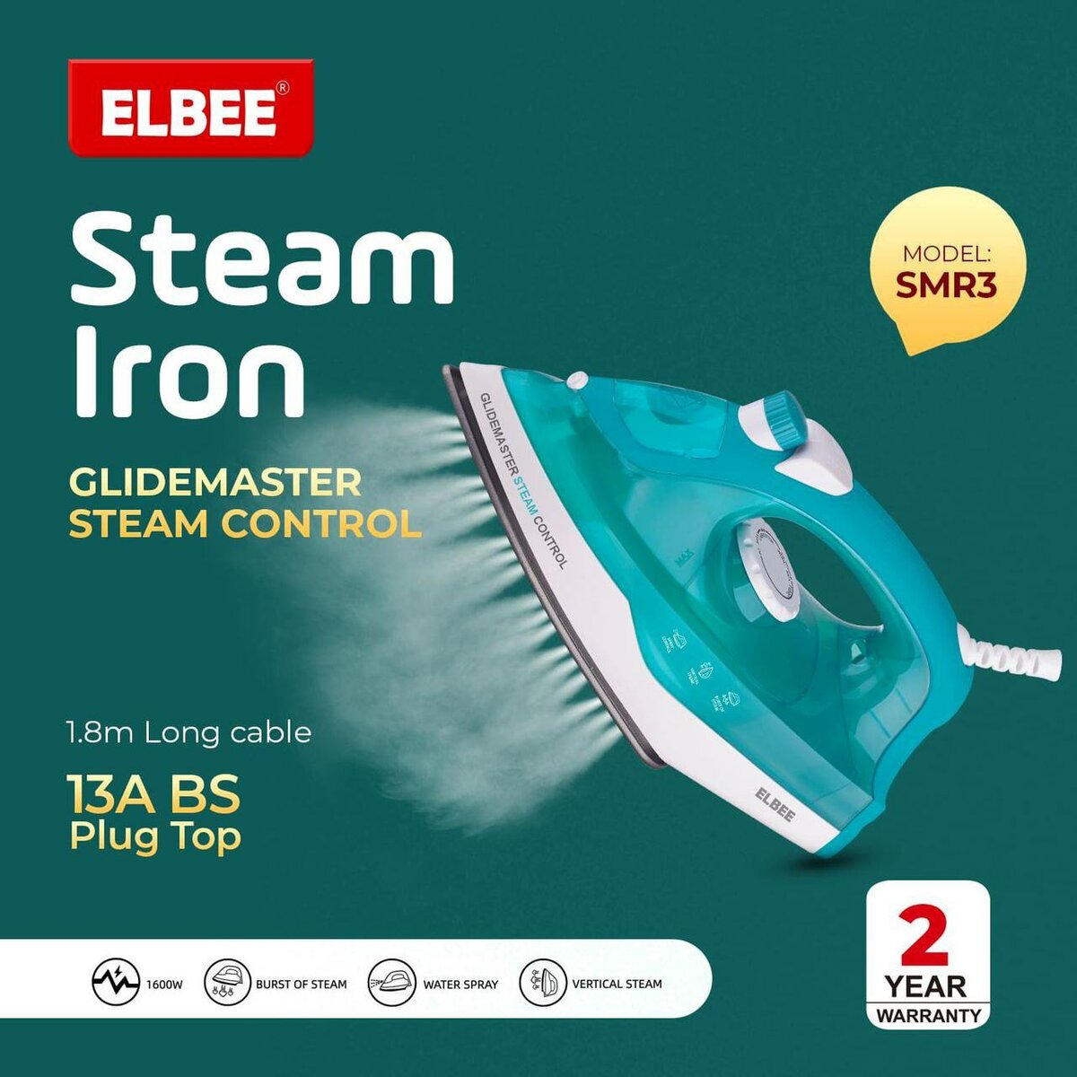 Elbee steam iron