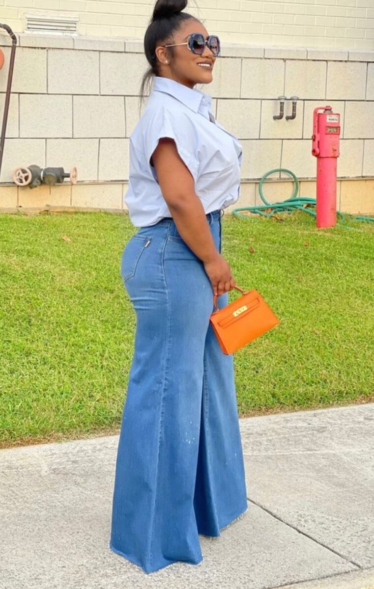 Ladies jeans available now