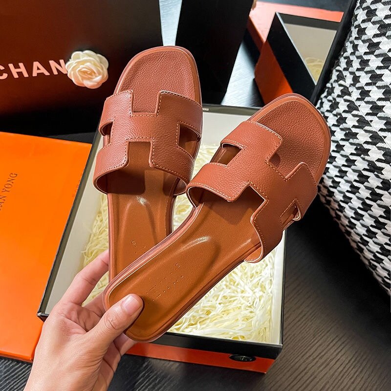 Leather Slipper