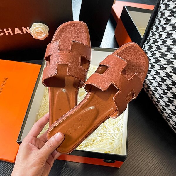 Leather Slipper