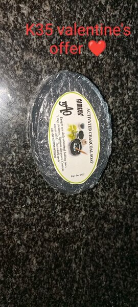 Charcoal soap