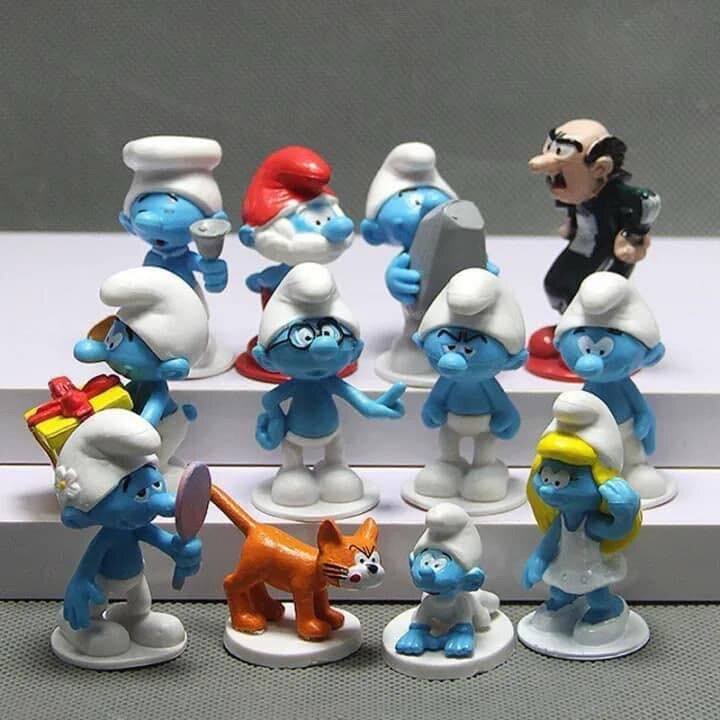 Figurines les Schtroumpfs