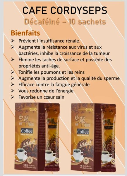 Café Décaféiné Cordyseps