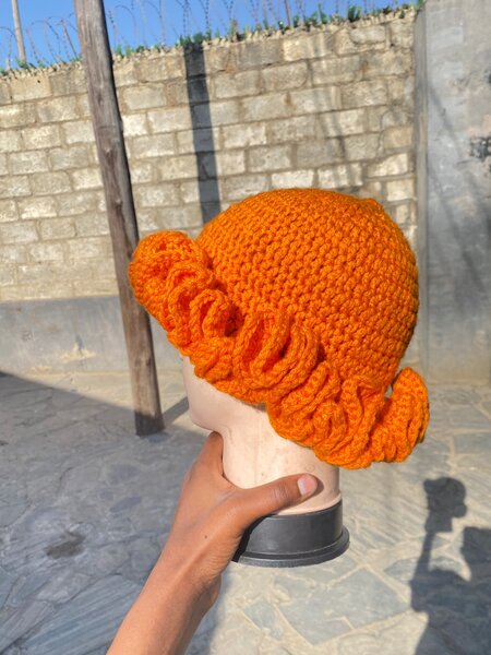 Ruffle hat