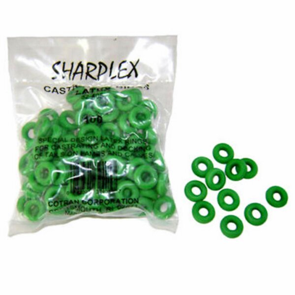Puppy tail docking bands .