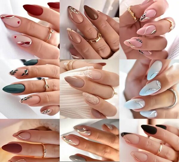 Set de Faux Ongles Élégant