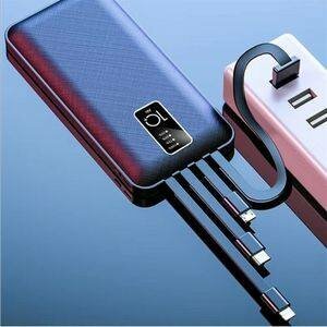 Power Banks 4 Câbles De Charge Intégrés 10000mAh