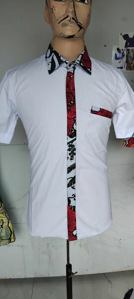 Chemise homme manches courtes