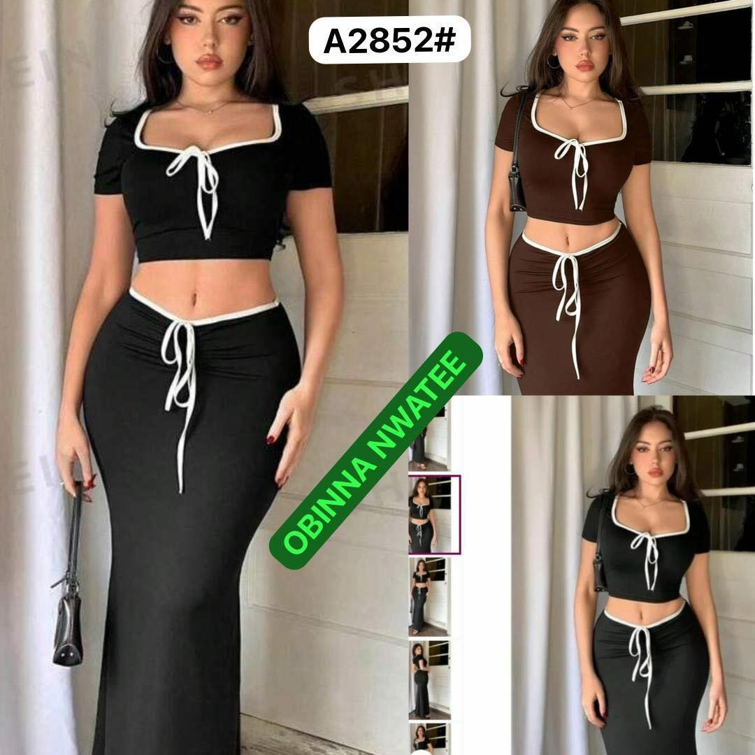 Top and skirt