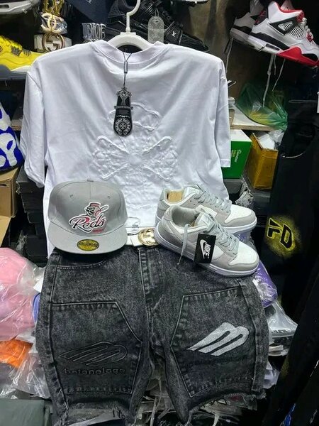 T-shirt et Short Denim Unisex
