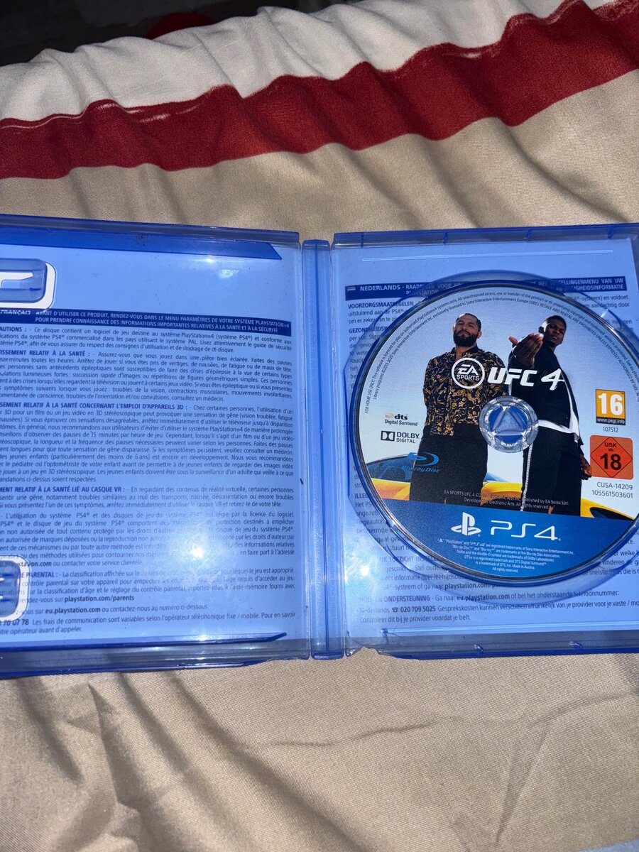 UFC 4 jeu ps4