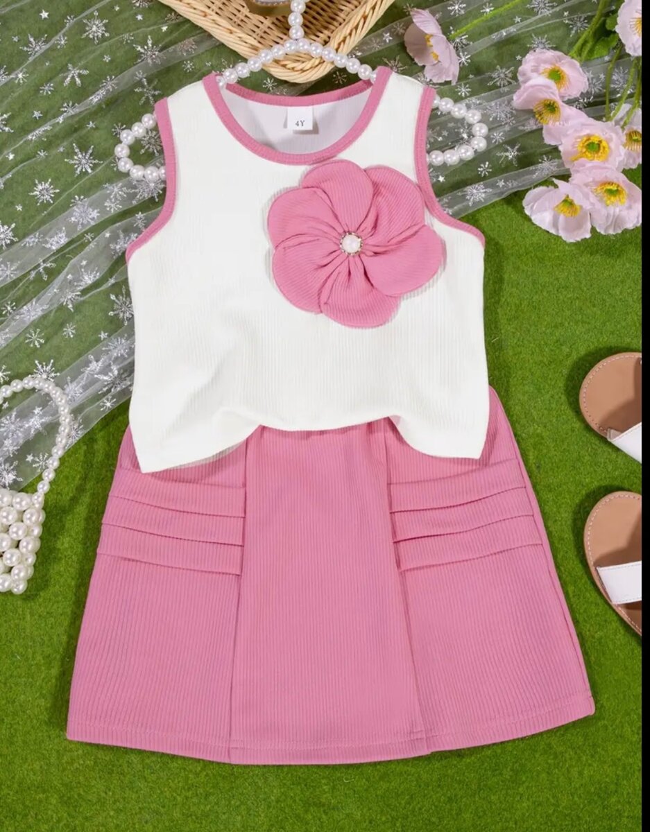 Robe Fille Élégante Fleur