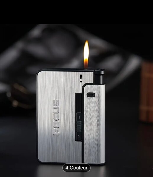 Porte cigarette et briquet