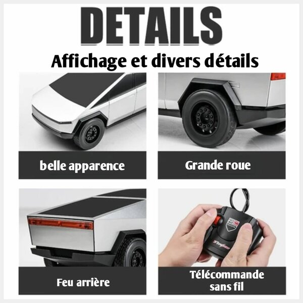 Voiture télécommandée tesla cybertruck