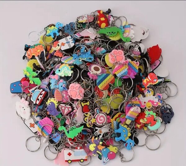 Porte-clés mignons en silicone