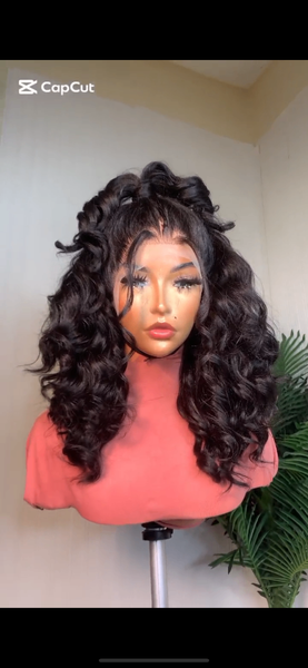 Wig curly