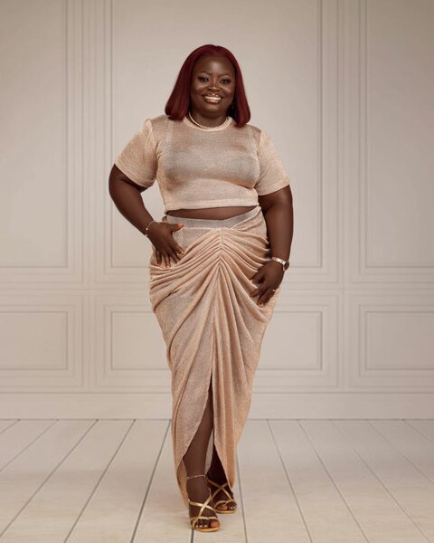 Skirt and clud top