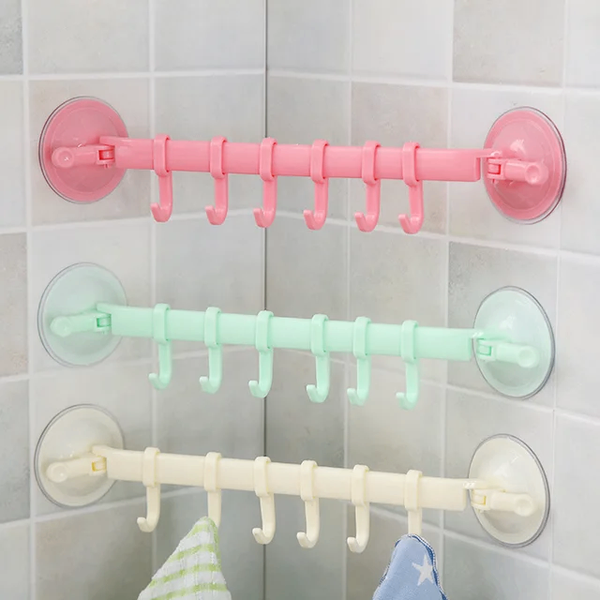 Crochets muraux avec ventouse
