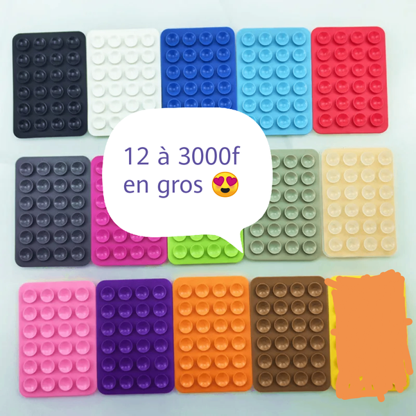 Ventouses en silicone pr phone