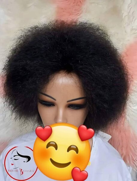 Perruque afro naturelle
