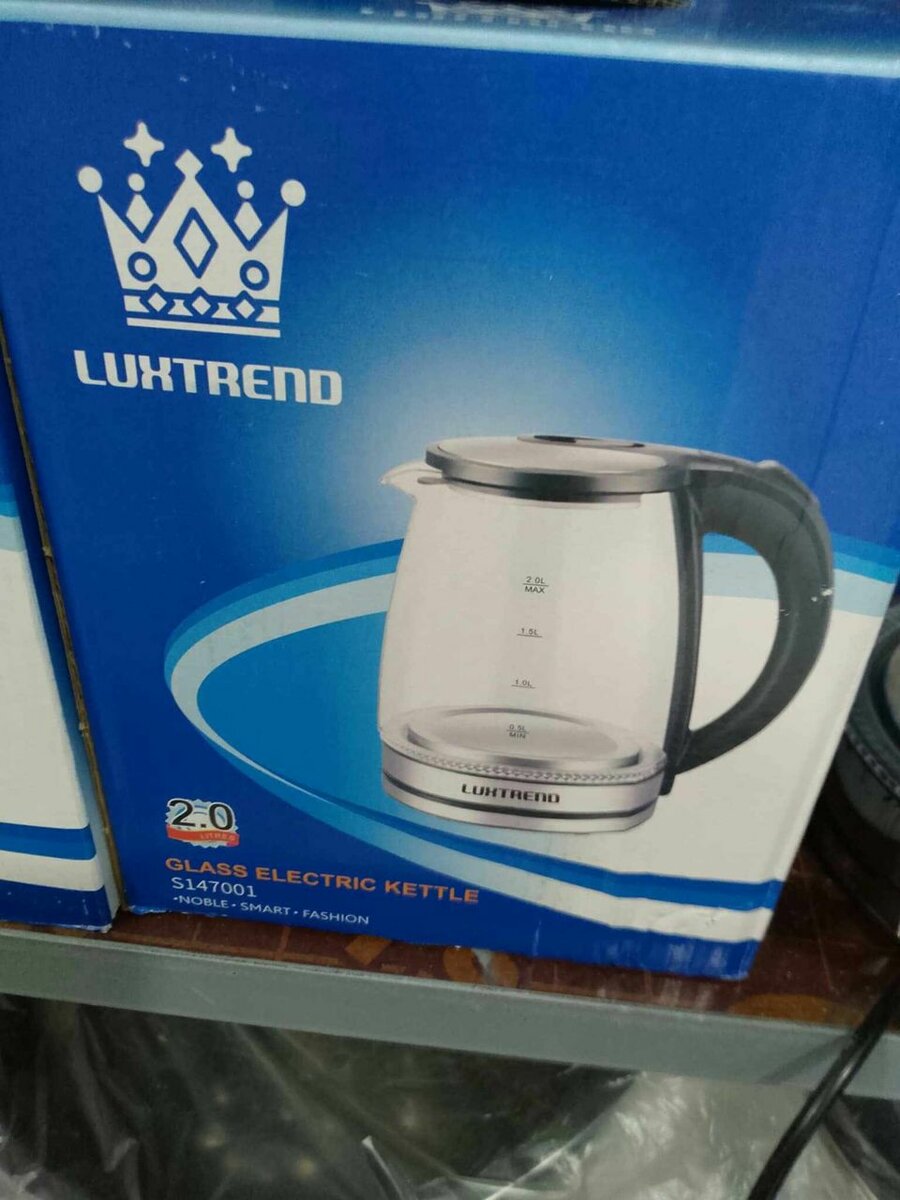 Bouilloire en verre électrique 2L