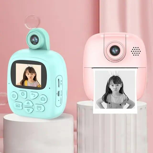 Appareil Photo Enfant HD, Impression Instantanée