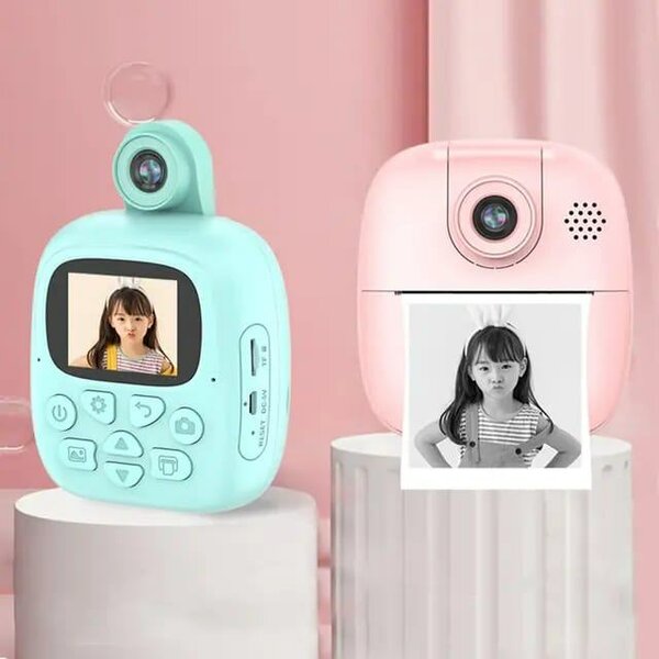 Appareil Photo Enfant HD, Impression Instantanée