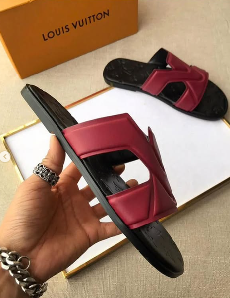 red sandals