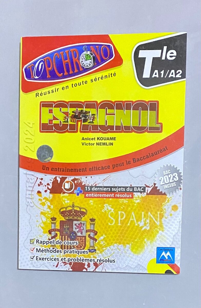 Livre Espagnol Lycée A1/A2