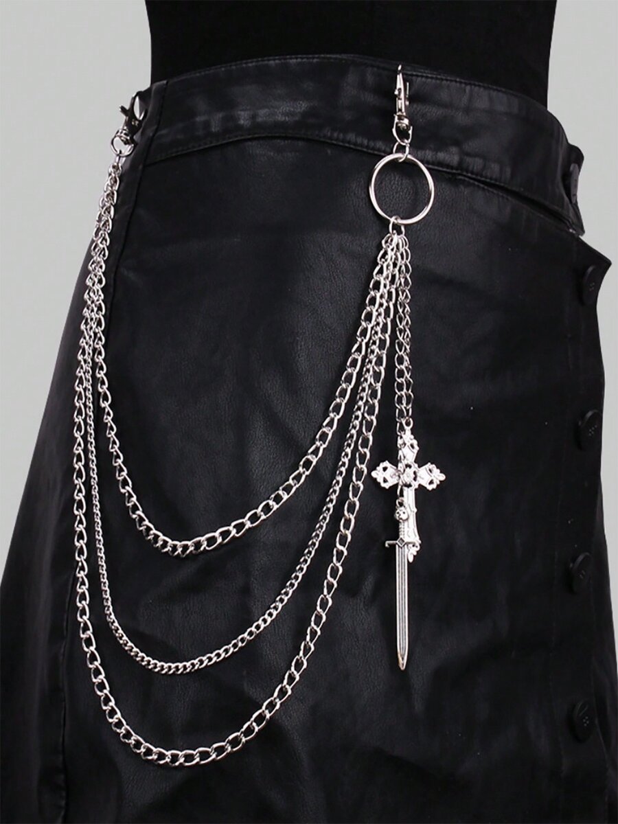 Chaîne gothique punk pour pantalon