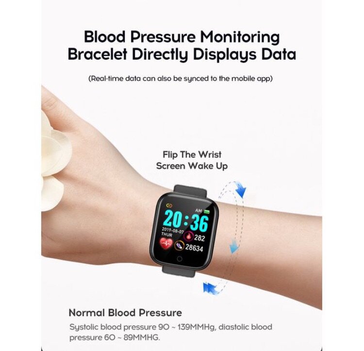 Smart Watch D20S Black