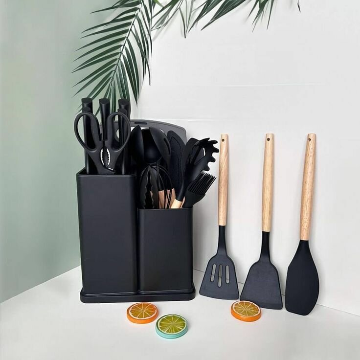 Kits complet d'ustensiles de cuisine 19 pièces