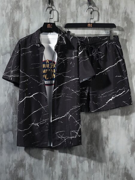 Ensemble chemise et short homme
