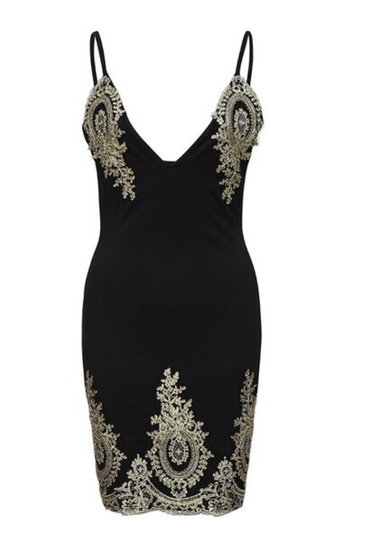 Women's V Neck Sexy Backless B