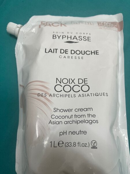 Byphasse lait de douche caresse (2 en 1) gel et pommade